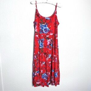 Miami Orange Floral Jubilee Sundress Size Medium Summer‎ Beach Casual Colorful